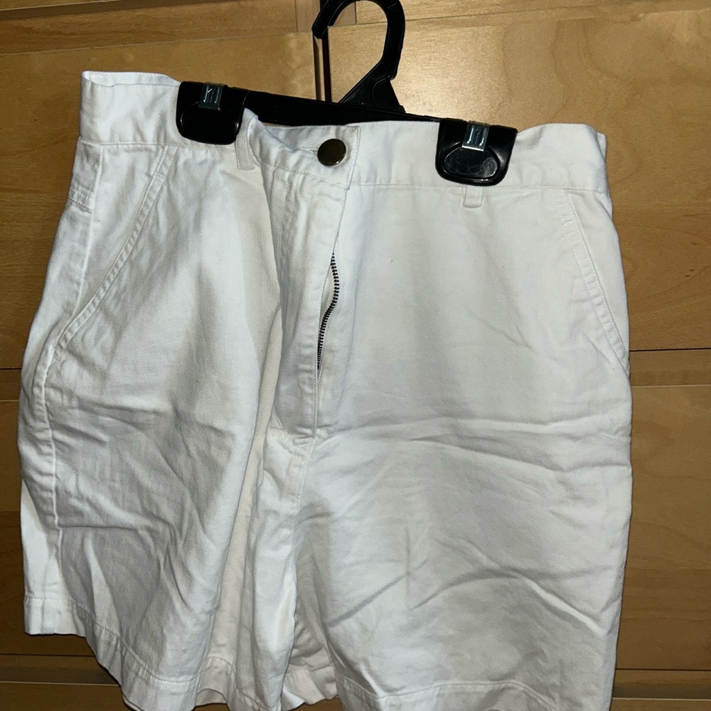 Women's White Casual Shorts